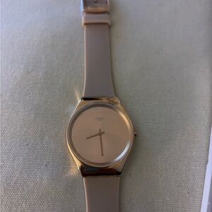 New switch skin beige watch